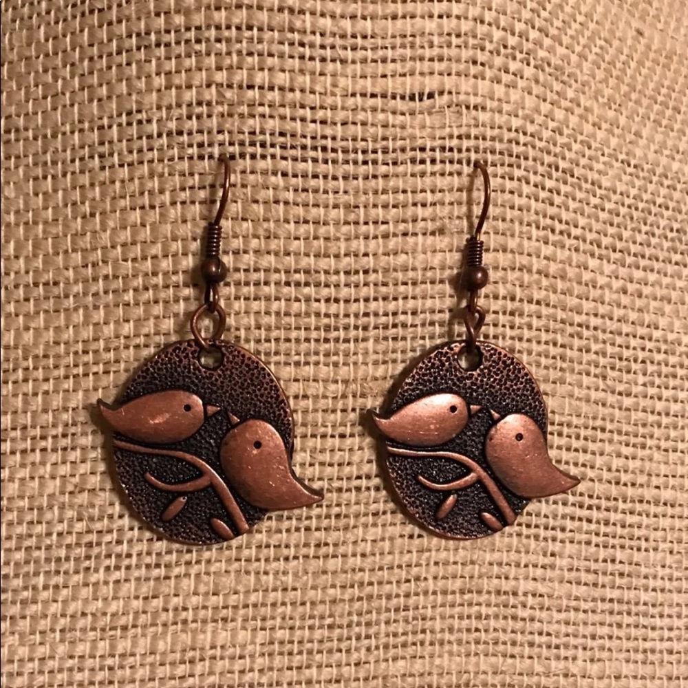 Bronze Songbird Earrings
